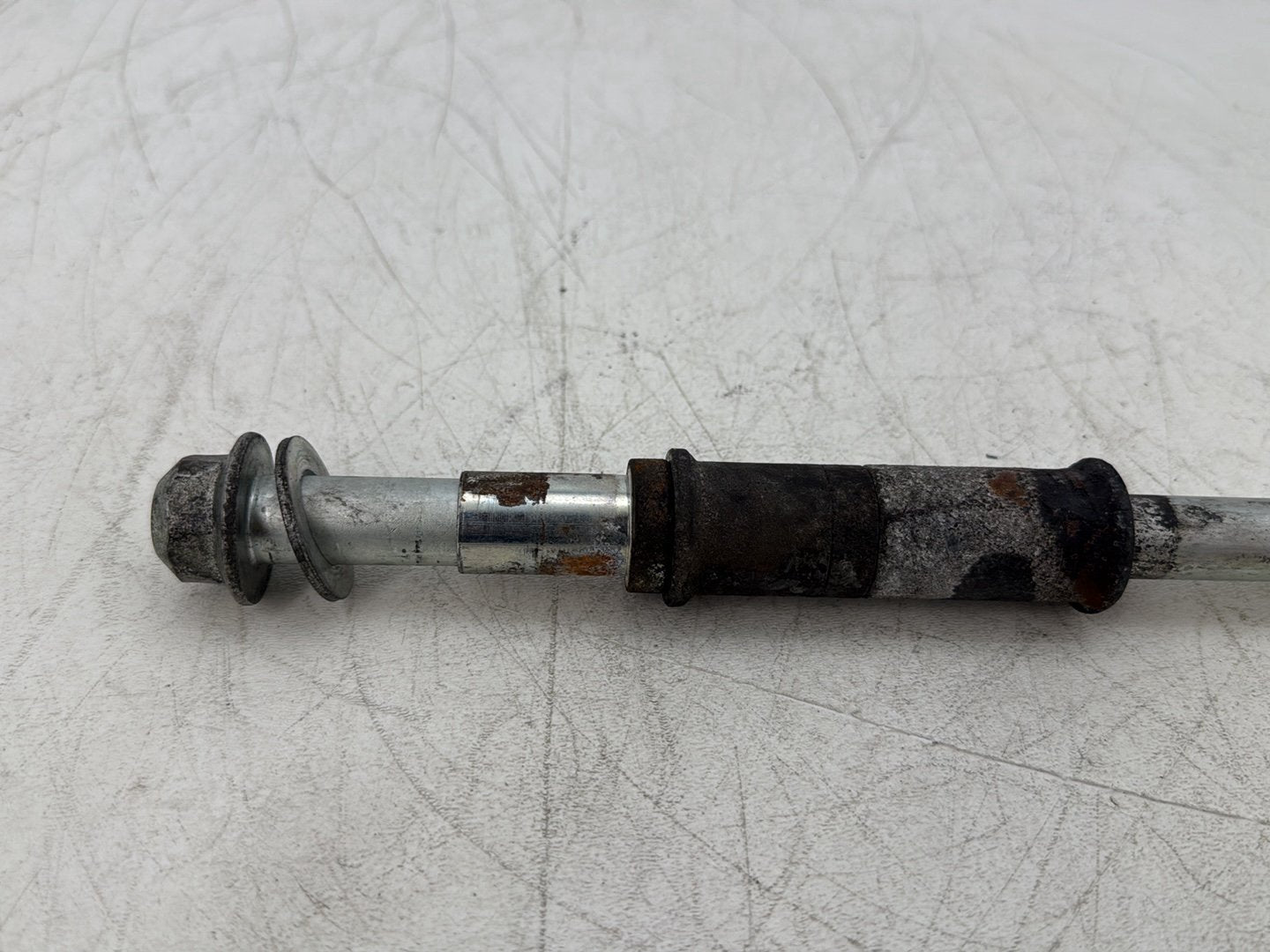 2011 Harley Softail FLSTFB Fat Boy OEM Rear Fork Swingarm Pivot Bolt Shaft
