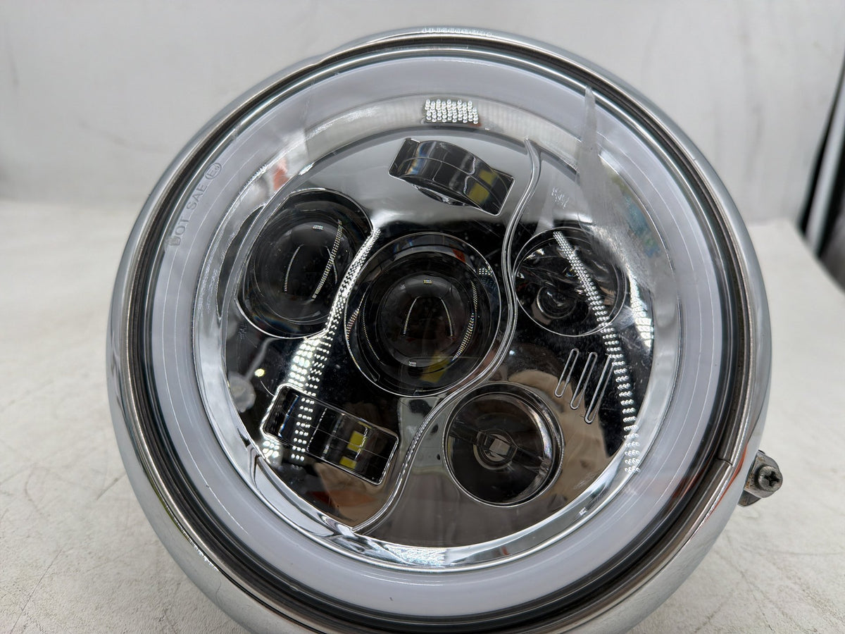 2001 Harley Fat Boy Softail FLSTF OEM Headlight Headlamp Head Lamp Light LED