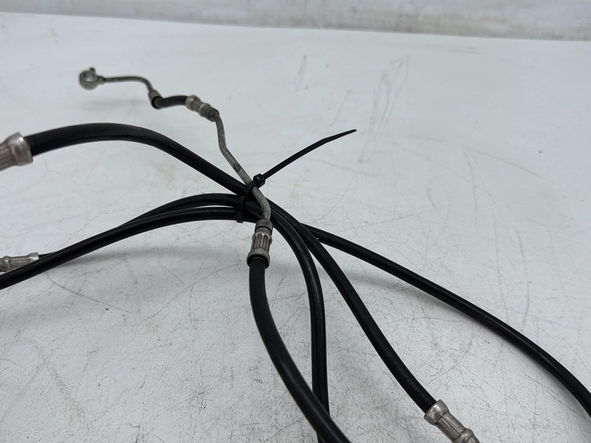 2009 Harley Road King Touring Police OEM Front Brake Hose Line Pipe ABS