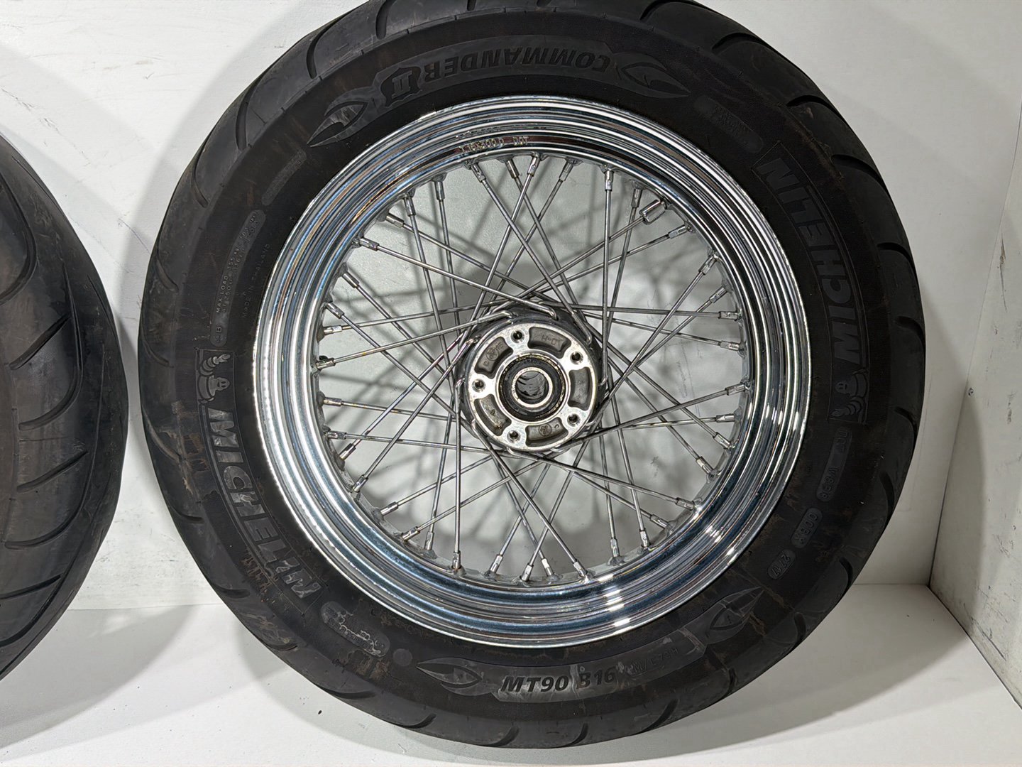 2011 Harley Heritage Softail Classic FLSTC Front Rear Wheel Rim Tire Spoked 16"