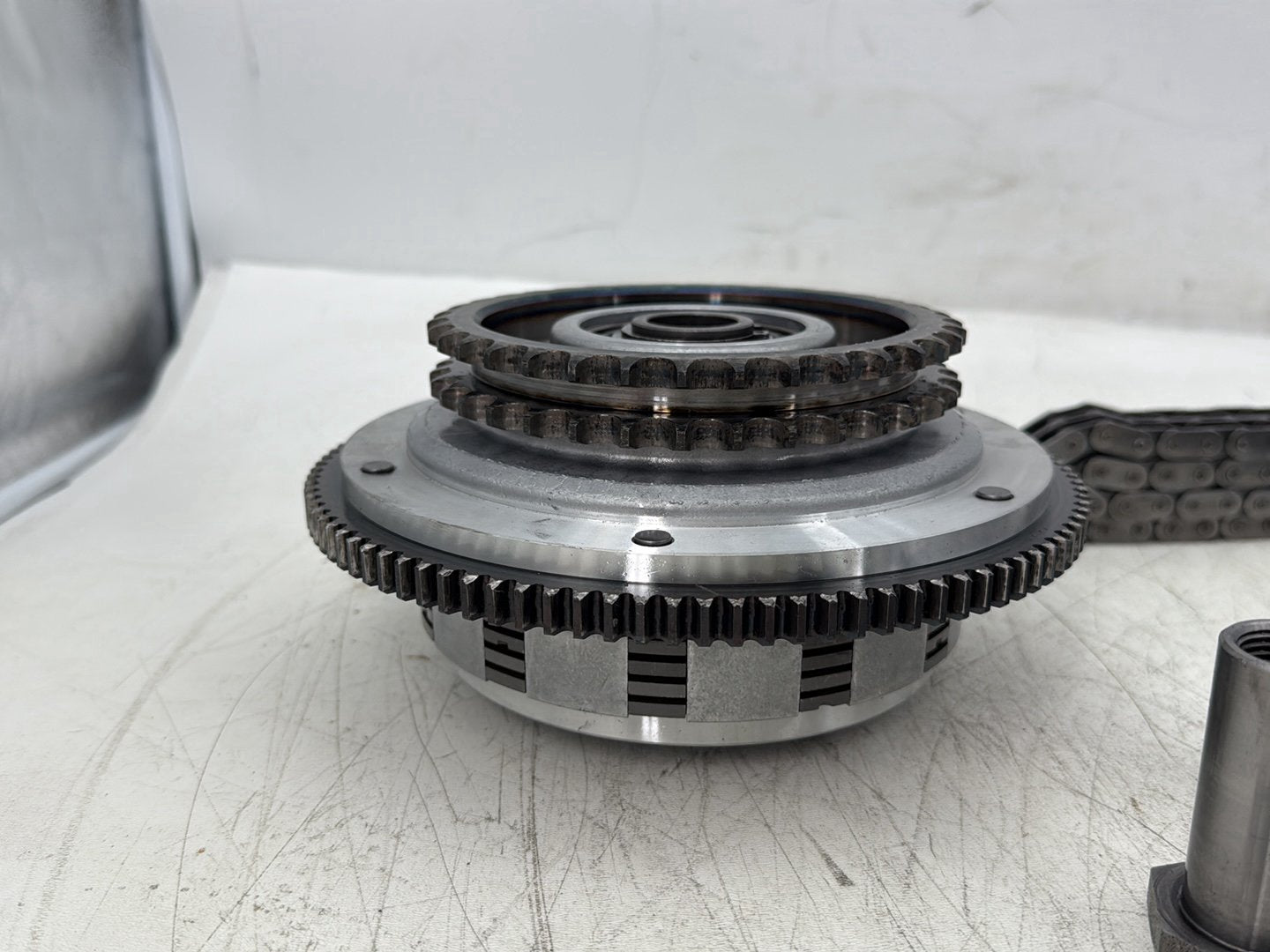 2000 Harley Softail FLSTC Heritage Classic OEM Clutch Basket Chain Tensioner Kit