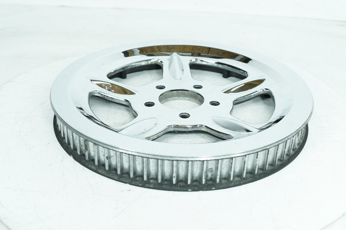 05 Harley Sportster XL883 OEM Rear Driver Pulley Sprocket Chrome Cover 68T 1.25"