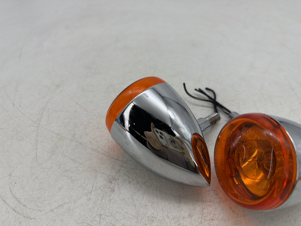 1991 Harley Sportster 883 XLH883 OEM Front Left Right Turn Signal Indicators