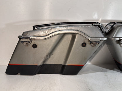 1984 - 1998 Harley-Davidson Touring Electra Glide Classic Left Right Saddlebags Luggage NOKey 90752-93