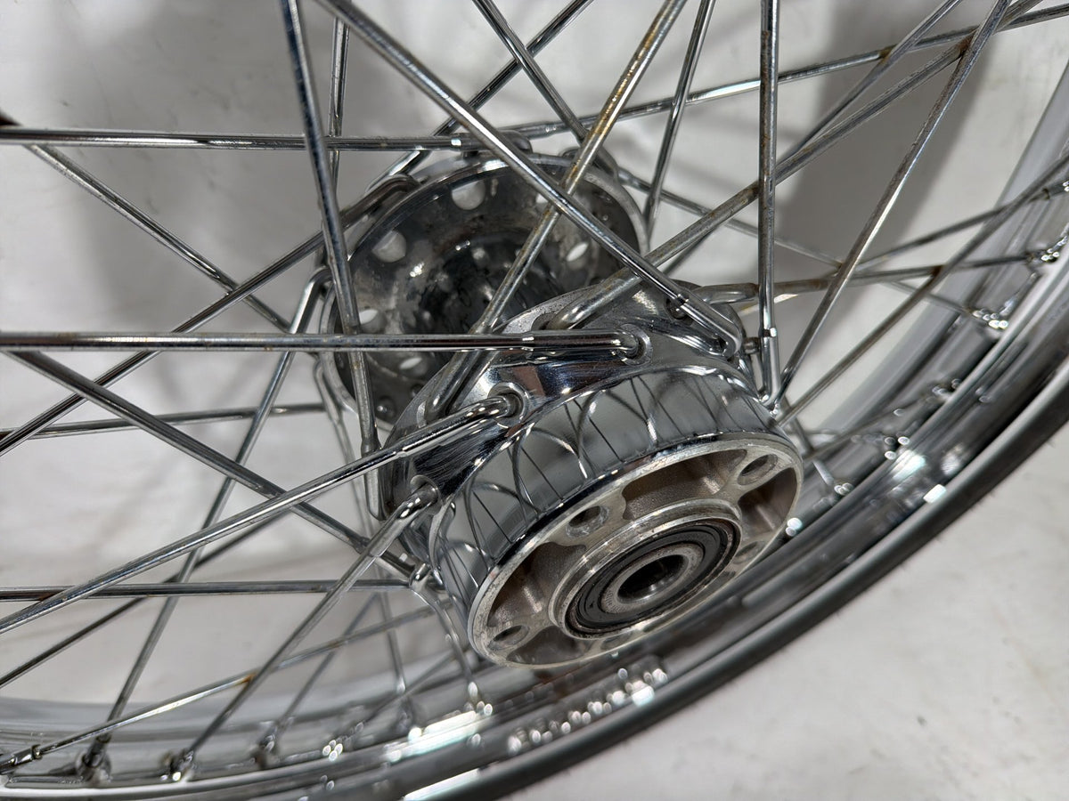 2006 Harley Softail Deuce FXSTDI OEM Front Wheel Rim Tire Spoked 90/80-21 21"
