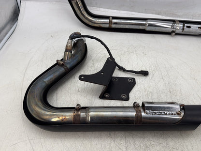 2007 Harley Dyna Street Bob FXDBI OEM Exhaust Header Pipes Vance & Hines
