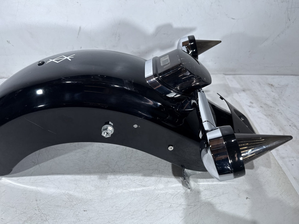 2010 Harley Road King Touring Police OEM Rear Wheel Fender & Turn Signals Bar