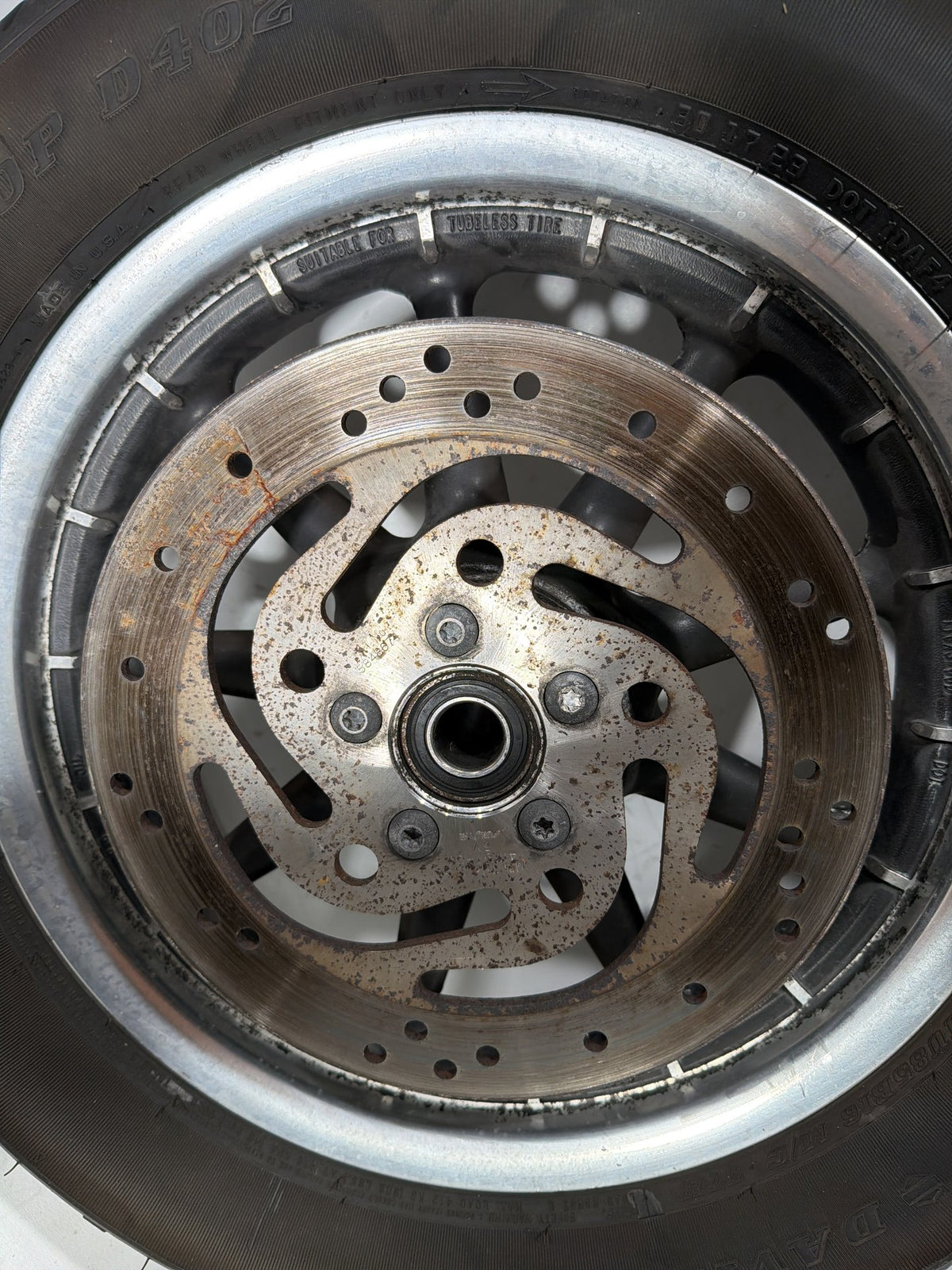 2006 Harley Electra Glide Touring Classic OEM Front & Rear Wheel Rim Tire 16"