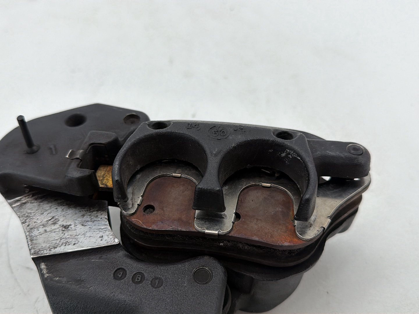2015 Harley Softail Deluxe FLSTN OEM Rear Back Brake Caliper w/ Bracket