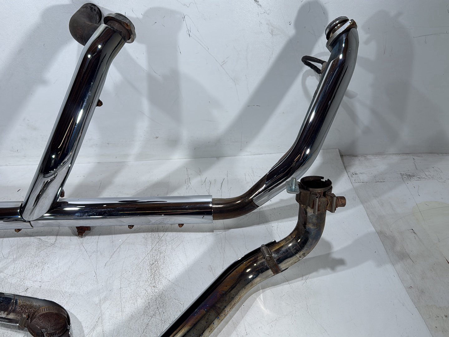2007 Harley Electra Glide Touring Ultra FLHTCUI Exhaust Header Pipes Muffler