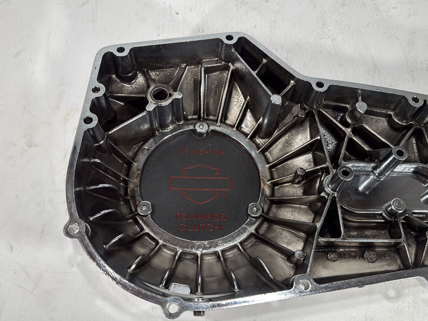 1997 Harley Softail Fat Boy FLSTF OEM Outer Primary Clutch Cover