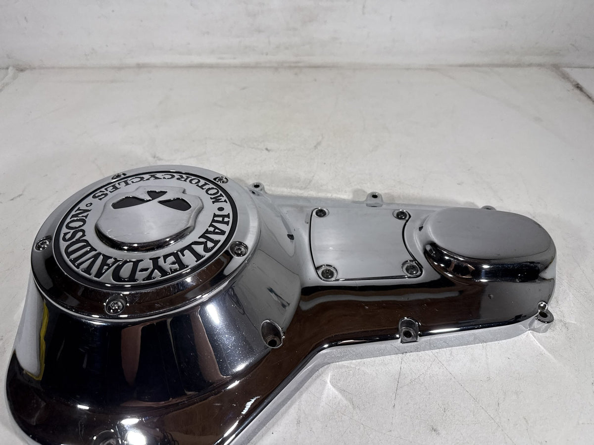 2001 Harley Electra Glide Touring Classic OEM Outer Primary Clutch Cover SKULL