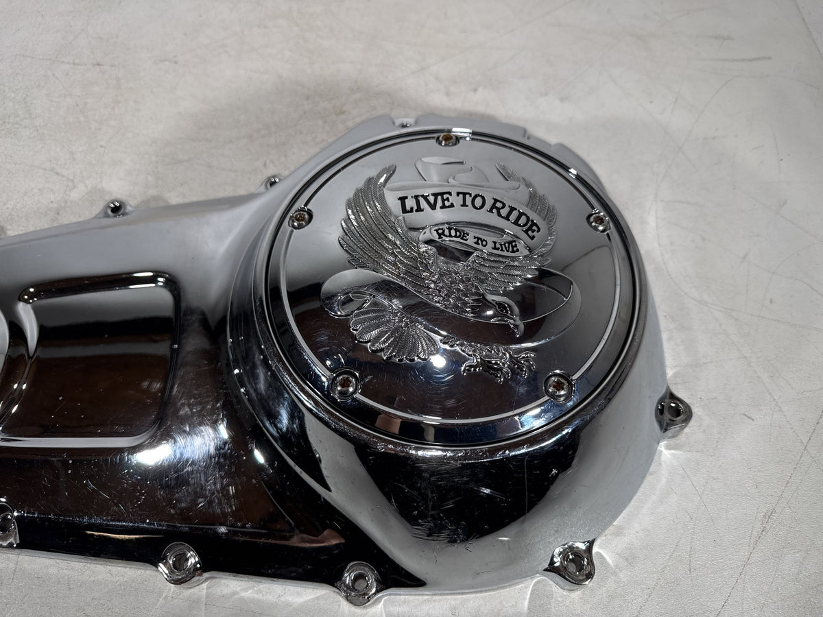 2013 Harley Street Glide Touring FLHX OEM Outer Primary Clutch Cover Eagle