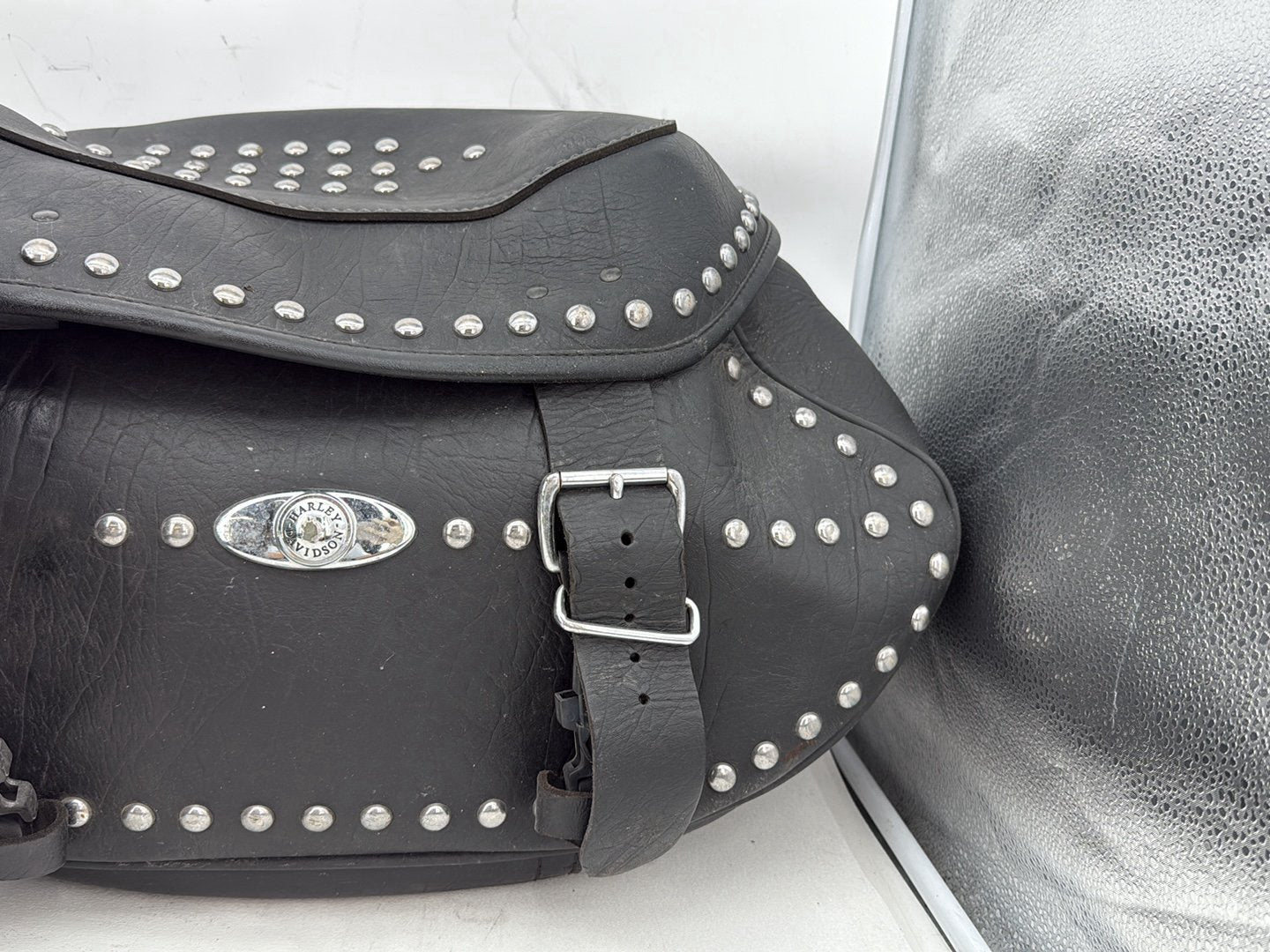 1997 Harley Softail Heritage Classic Rear Left Right Saddlebags Luggage Leather