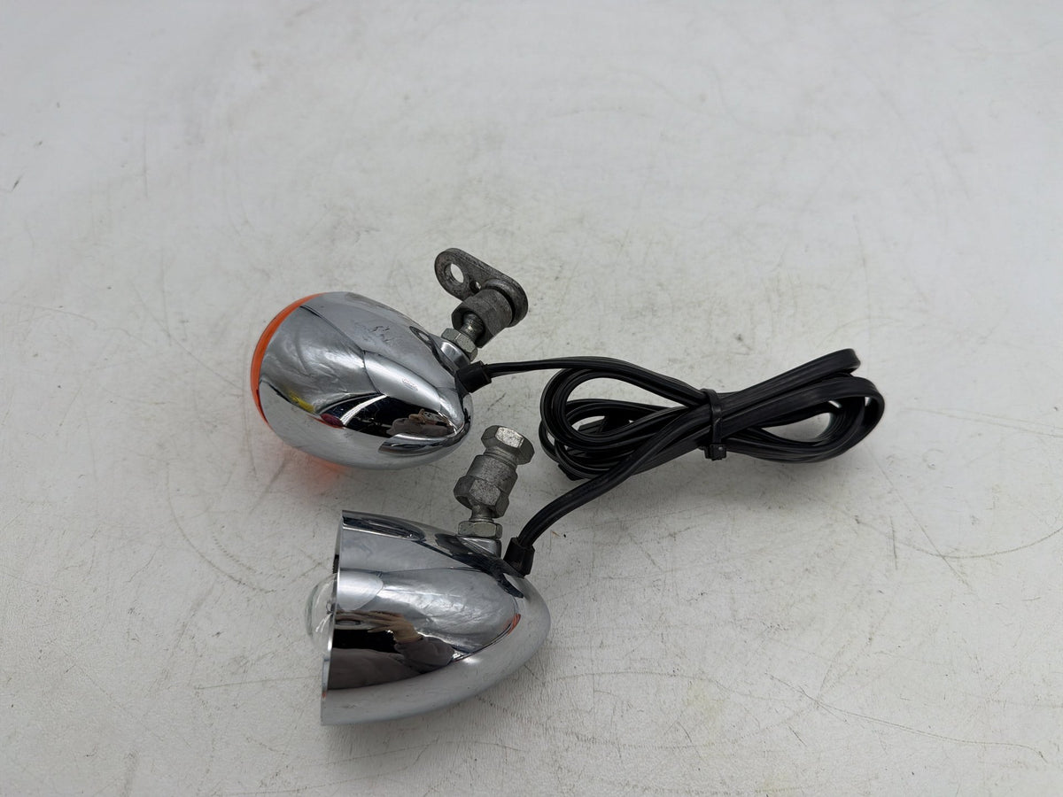 2006 Harley Softail Deuce FXSTDI OEM Front Left Right Turn Signal Indicators