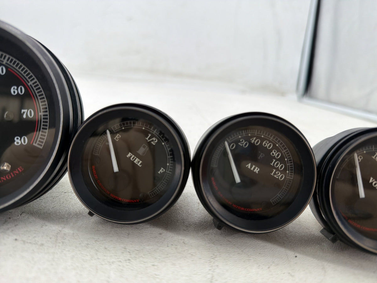 98 Harley Electra Glide Touring Ultra Air Oil Volt Fuel Tacho Speedo Gauges 28K