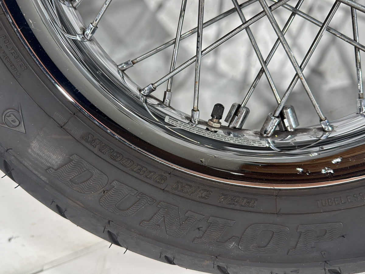 2005 Harley Electra Glide Touring Ultra OEM Front Wheel Rim Tire Spoked 16"