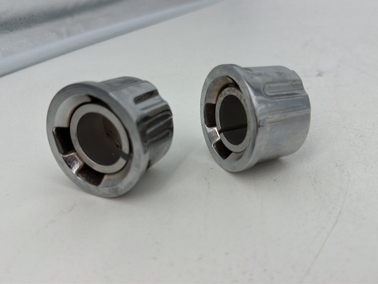1986 - 1998 Harley-Davidson Softail Heritage Classic Front Wheel Axle Nut Covers Caps 43163-08A