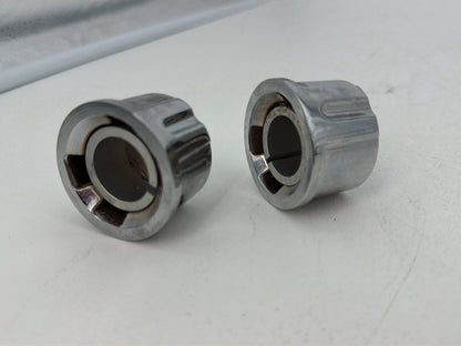1986 - 1998 Harley-Davidson Softail Heritage Classic Front Wheel Axle Nut Covers Caps 43163-08A