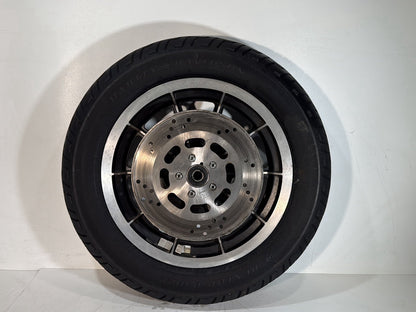 1984 - 1998 Harley-Davidson Touring Electra Glide Classic Front Wheel Rim Tire MT90B16 72H, Dunlop, 16"