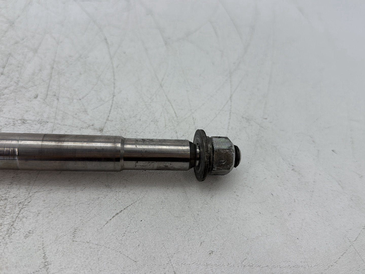2000 Harley Dyna FXDWG Wide Glide OEM Front Wheel Axle Bolt Shaft