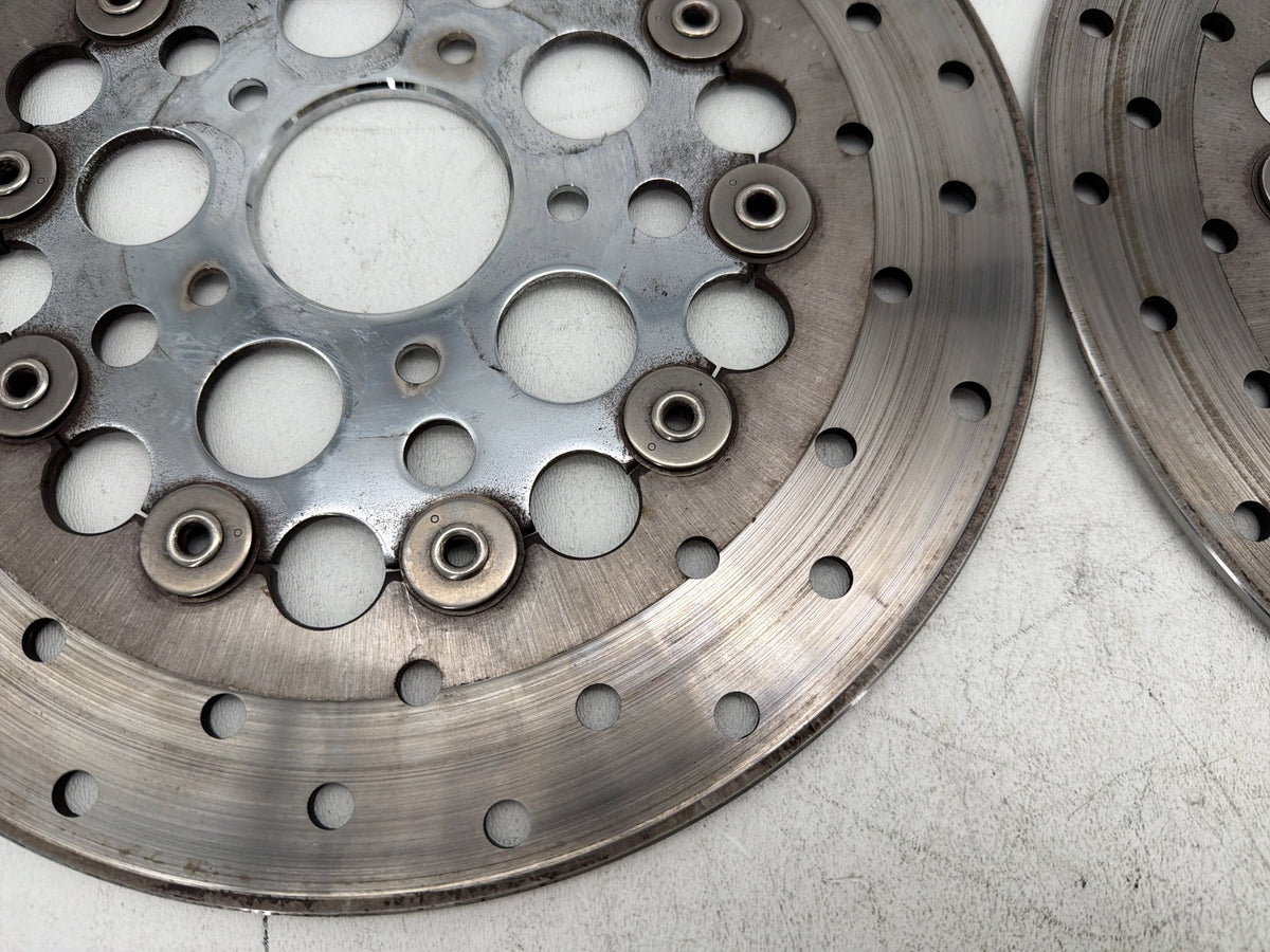 2007 Harley Electra Glide Touring CVO Eagle OEM Front Brake Rotors Disc Pair