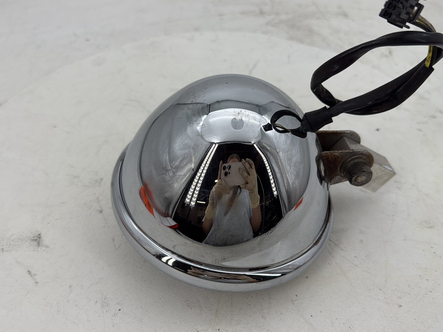 2006 Harley Dyna Super Glide Custom FXDCI OEM Headlight Headlamp Head Lamp Light LED