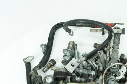 1984 - 1998 Harley-Davidson Touring Electra Glide Ultra Hardware Bolts Nuts & Brackets w/ Battery Cables