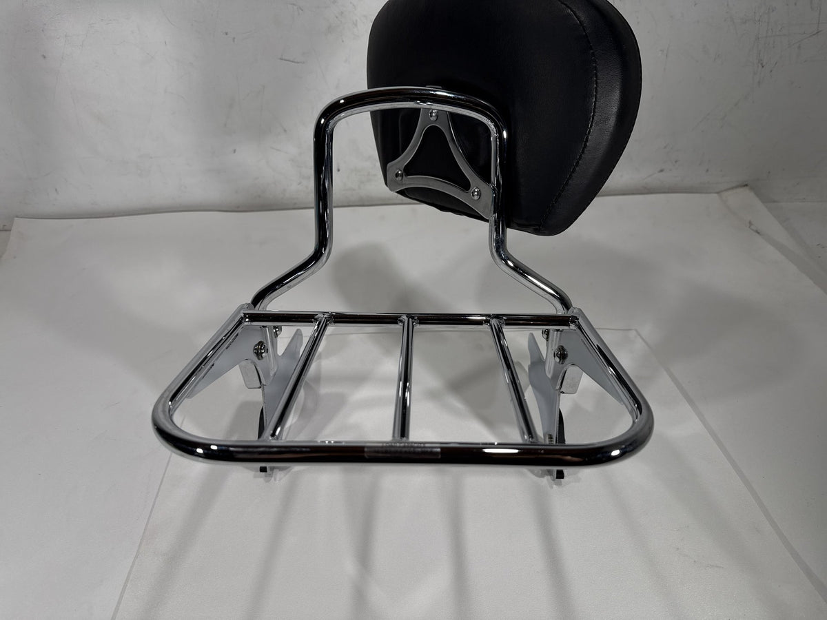 2004 Harley Road King Touring Classic OEM Rear Sissy Bar w/ Backrest Cushion Pad