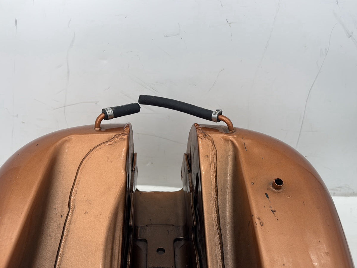 08 Harley Dyna Low Rider Anniversary Fuel Gas Tank Gasoline Reservoir # DENTED #