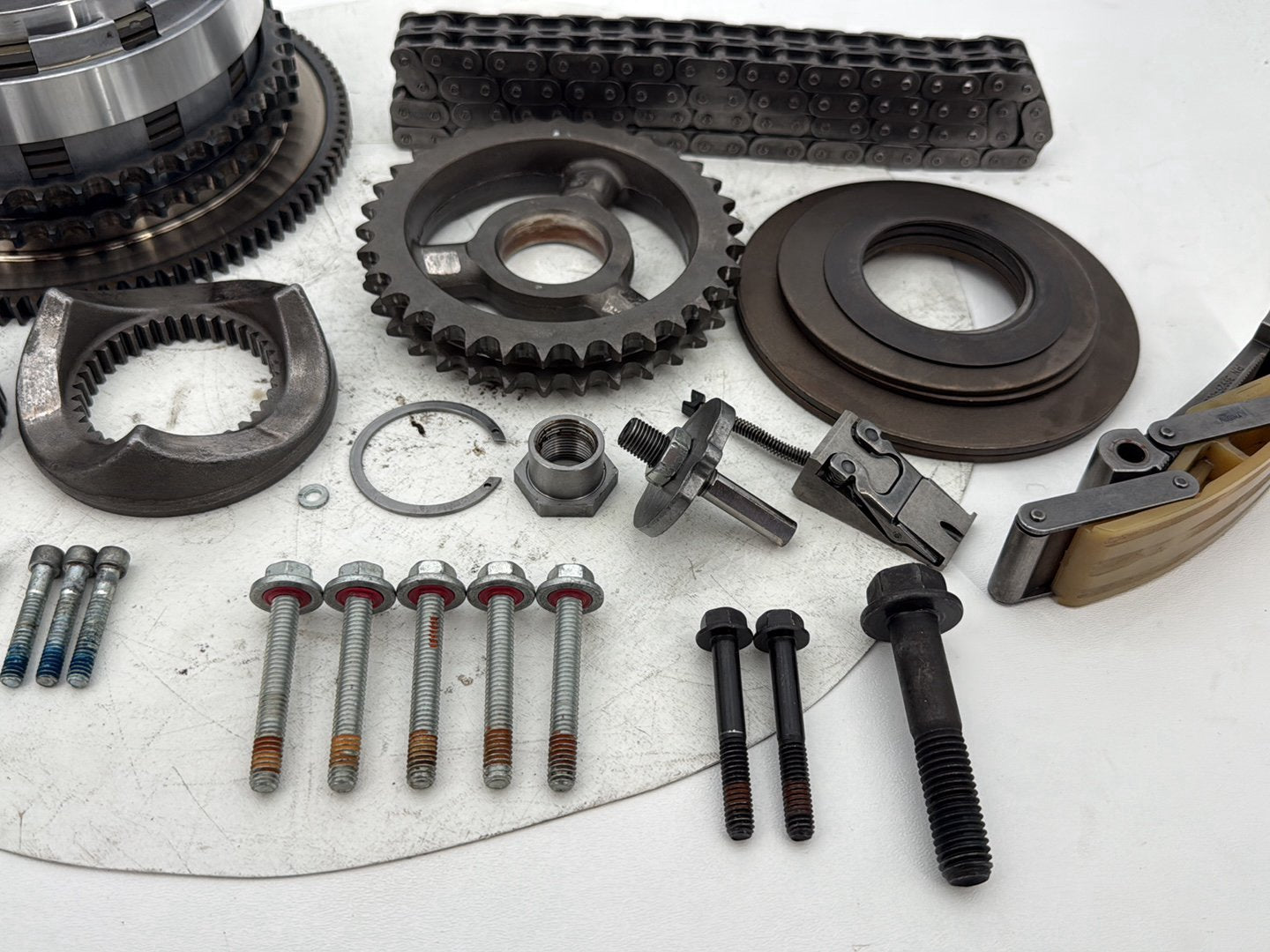 11 Harley Road King Touring FLHRC Classic OEM Clutch Basket Chain Tensioner Kit