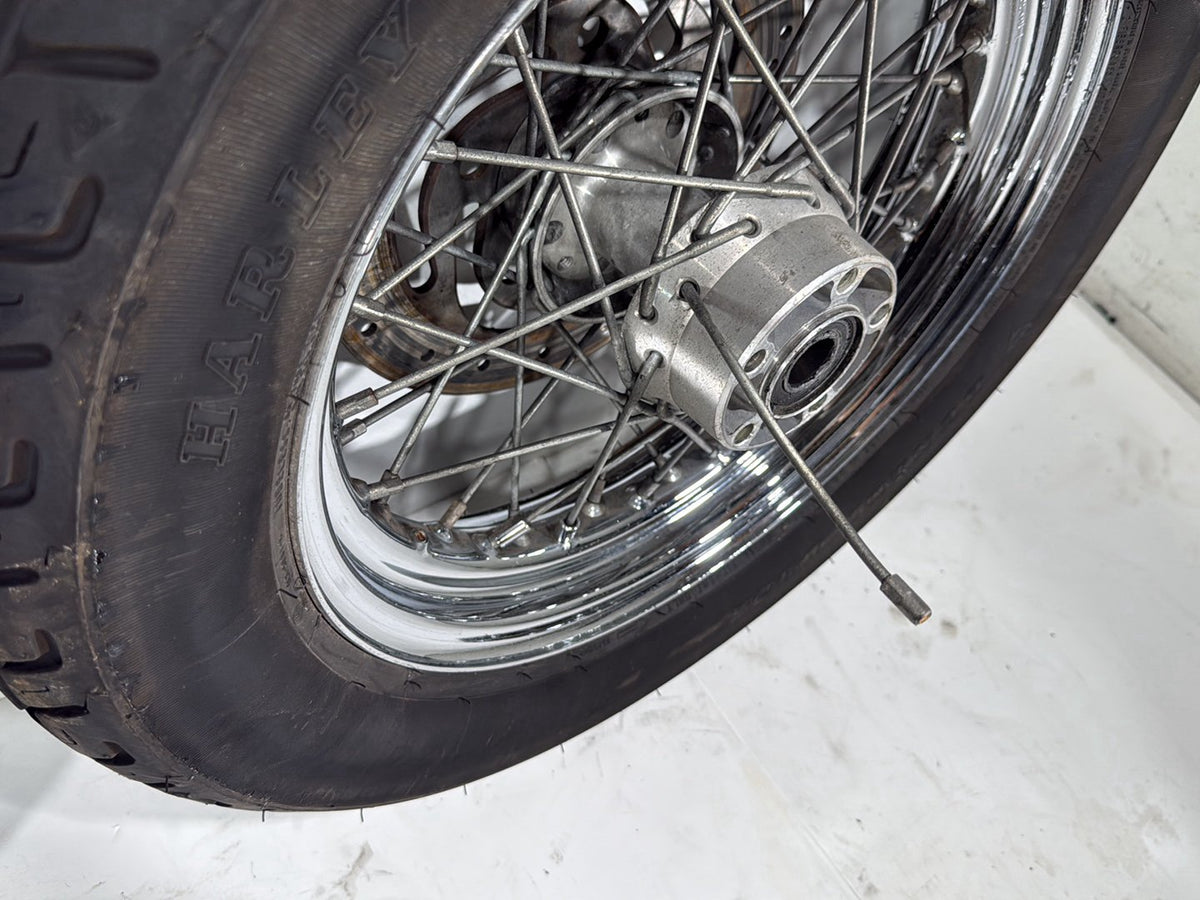 2004 Harley Road King Touring Classic OEM Front Rear Wheel Rim Tire Spoked 16"