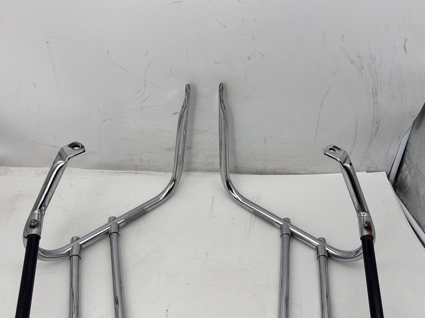 2007 Harley Touring FLHTP Electra Glide Police OEM Rear Left Right Saddlebag Guard Rails Bar