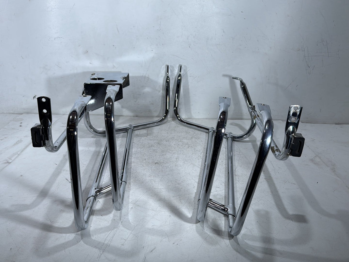 1990 Harley Electra Glide Touring OEM Rear Left Right Saddlebag Guard Rails Bar