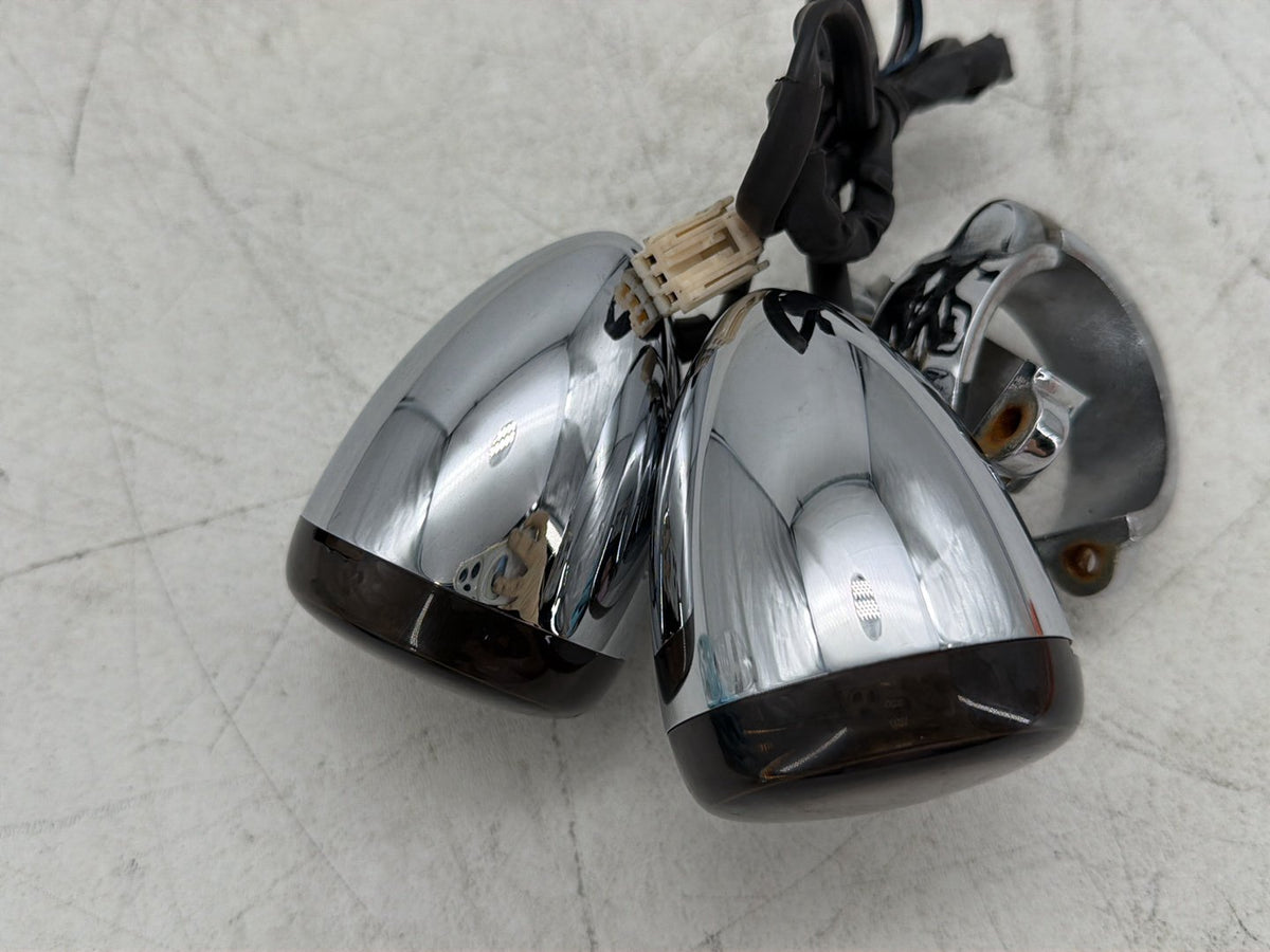 2009 Harley Dyna Street Bob FXDB OEM Front Left Right Turn Signal Indicators