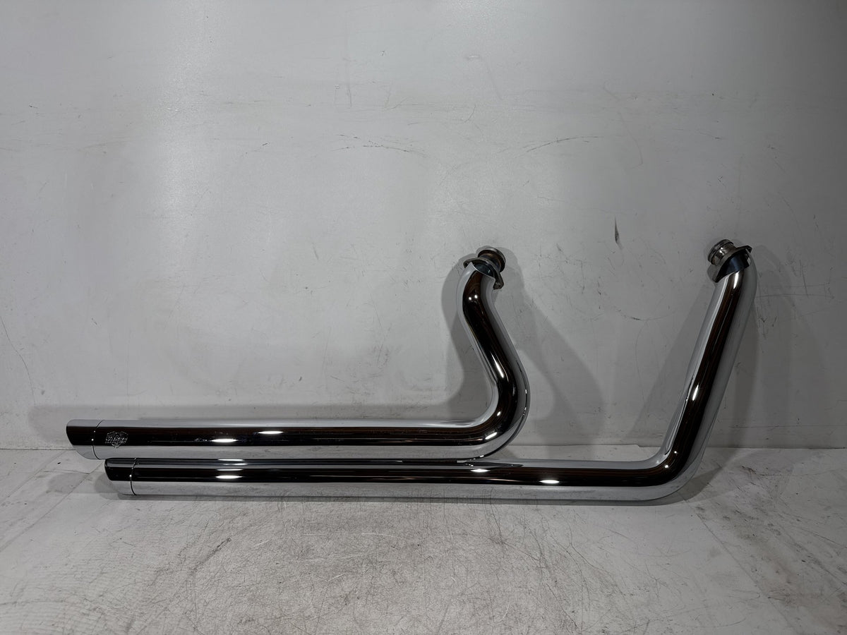 2002 Harley Dyna Wide Glide FXDWG OEM Exhaust Header Pipes Vance & Hines