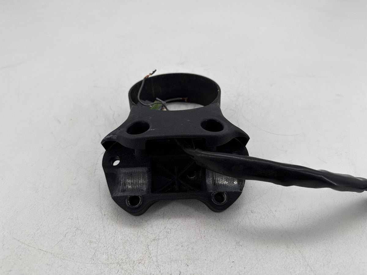 07 Harley Dyna Super Glide Speedometer Holder Bracket Mount Bezel Black Wrinkle