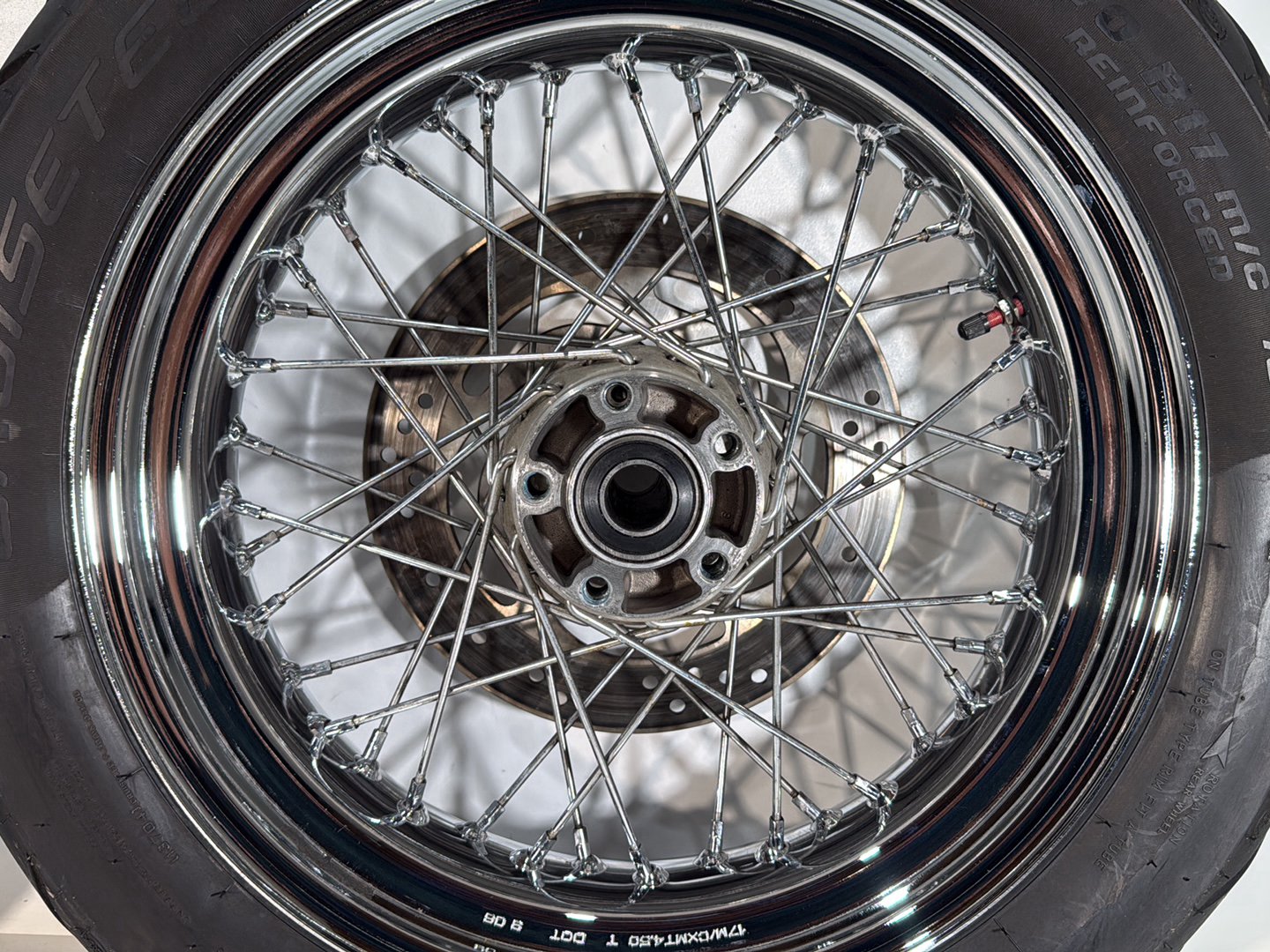 2007 - 2017 Harley-Davidson Dyna Super Glide Custom Front Rear Wheel Rim Tire Spoked 43105-06 , 40979-06