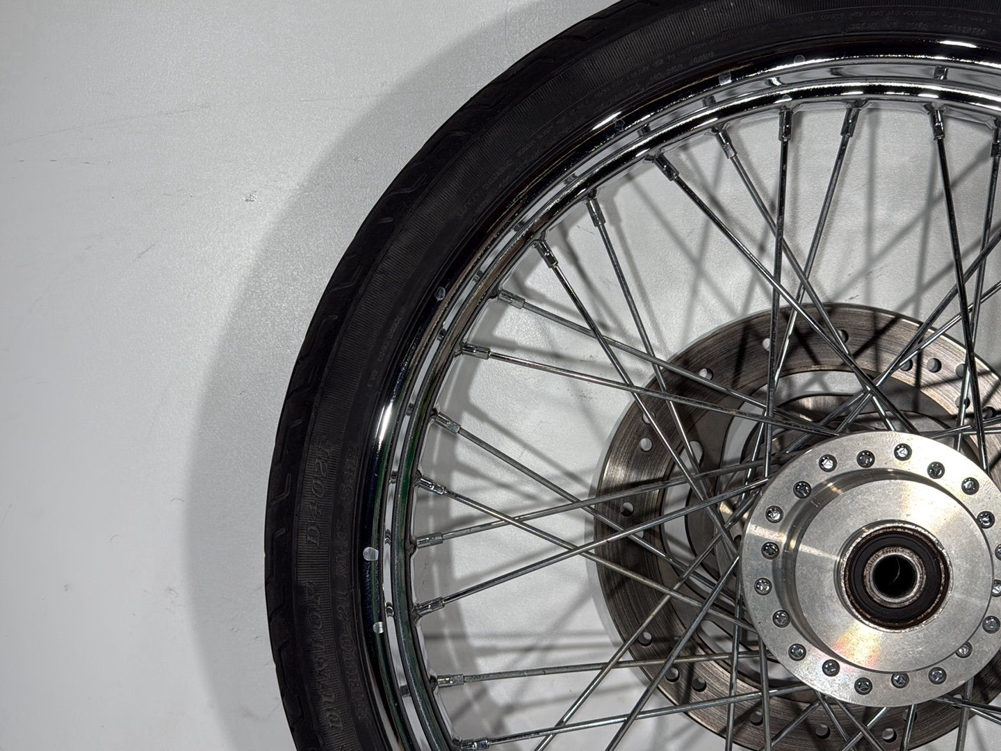 2004 - 2013 Harley-Davidson Sportster 1200 Custom Front Wheel Rim Tire Spoked 44610-05