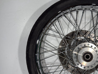 2004 - 2013 Harley-Davidson Sportster 1200 Custom Front Wheel Rim Tire Spoked 44610-05