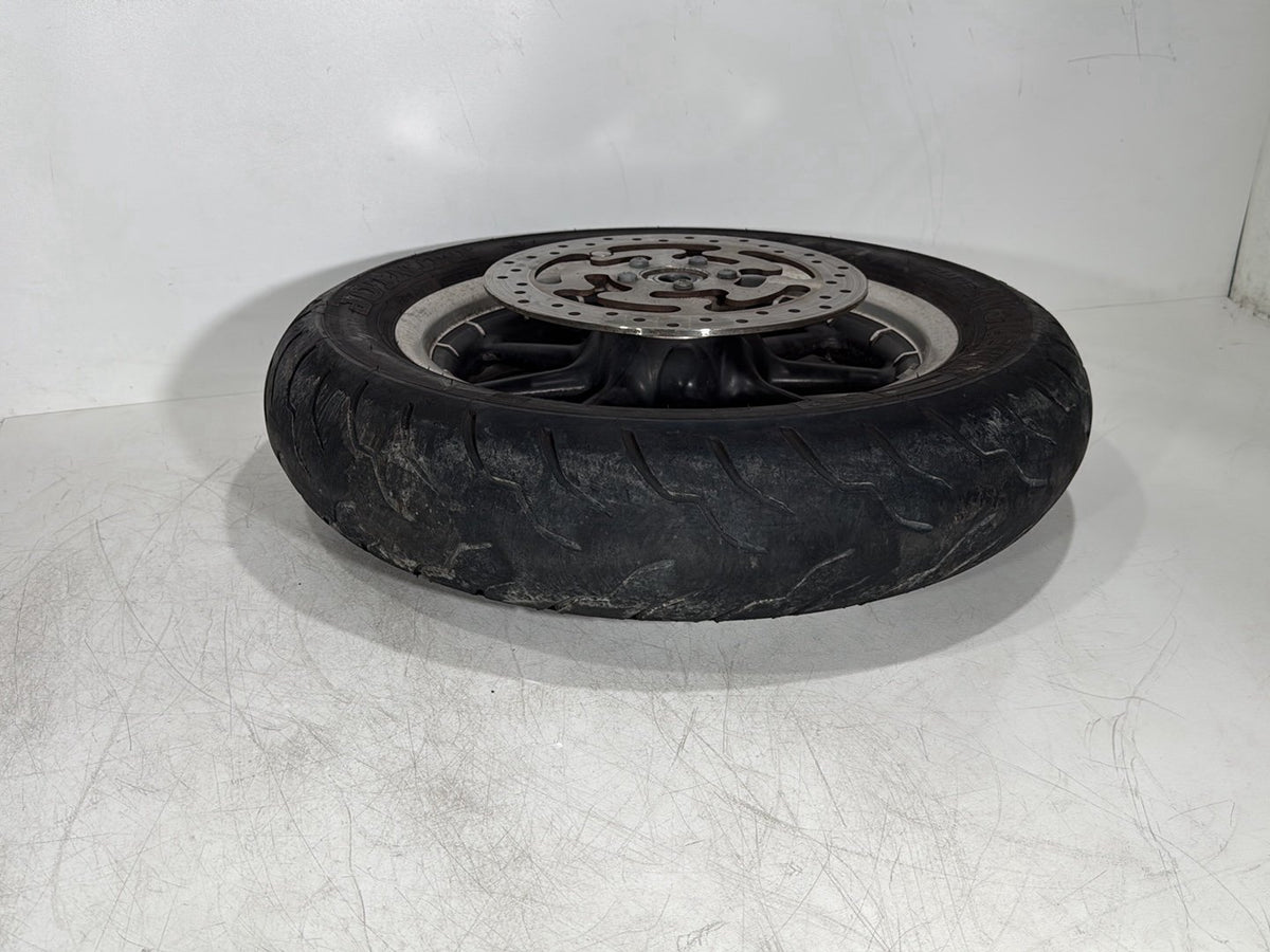 2008 Harley Touring FLHT Electra Glide OEM Front Wheel Rim Tire MT90B16 16"
