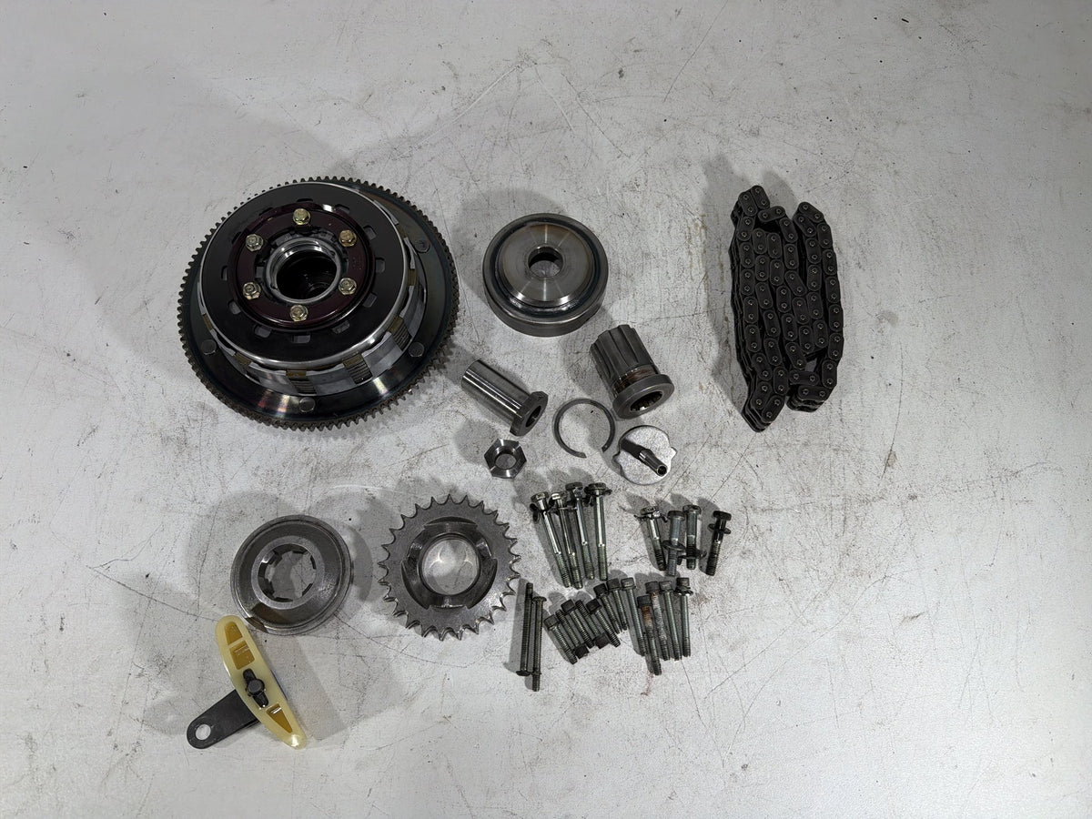 2001 Harley Fat Boy Softail FLSTFI OEM Clutch Basket Chain Tensioner Kit