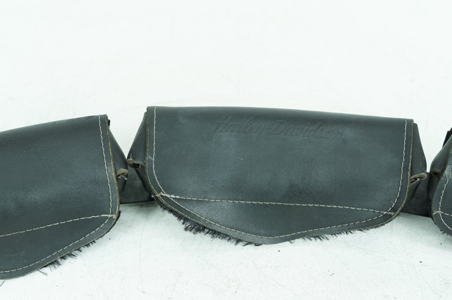 1999 - 2006 Harley-Davidson Touring Electra Glide Classic Front Onboard Tool Bag Leather Storage Pouch bag