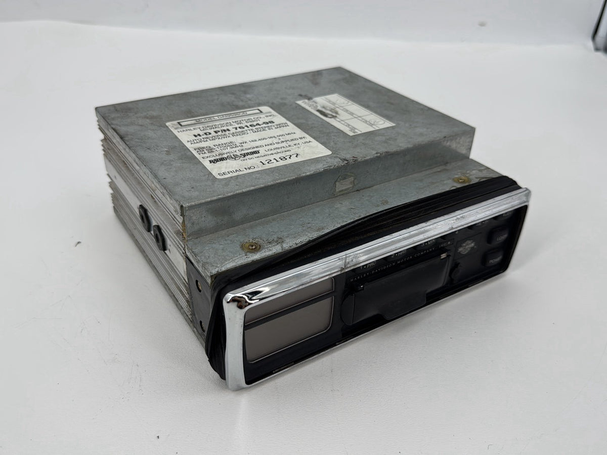 01 Harley Touring Electra Glide Classic OEM Radio Cassette Player Audio 76164-98
