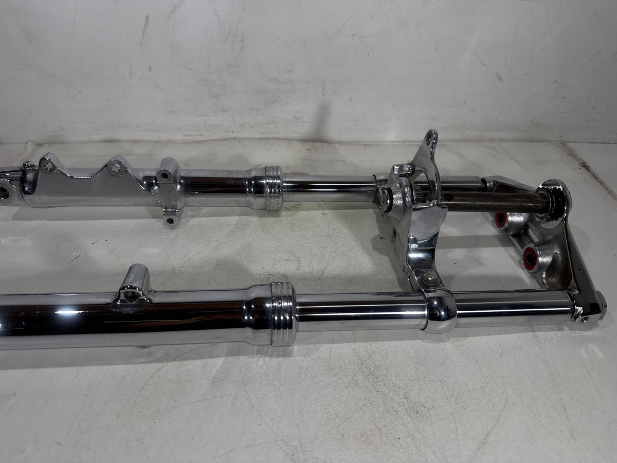 1994 Harley Softail Custom OEM Front Triple Tree Set & LH RH Fork Legs Sliders