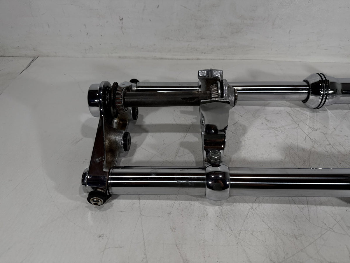 2001 Harley Softail Standard OEM Front Triple Tree Set & LH RH Fork Legs Sliders