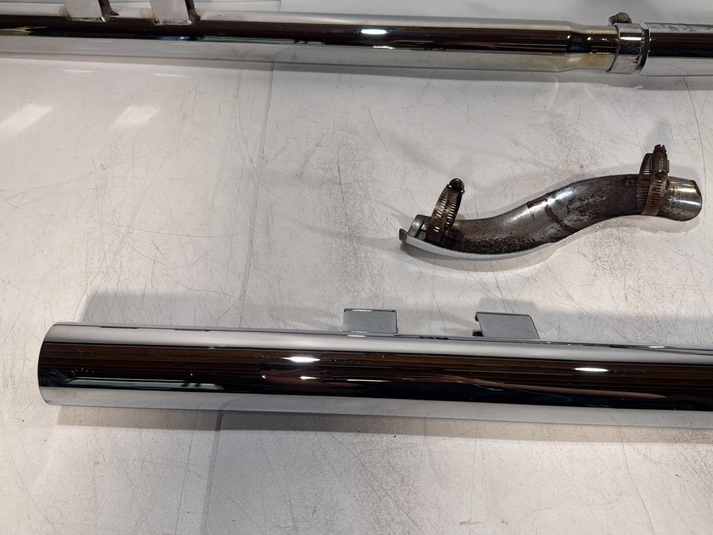 1984 - 1998 Harley-Davidson Touring Electra Glide Classic Exhaust Header Pipes Muffler