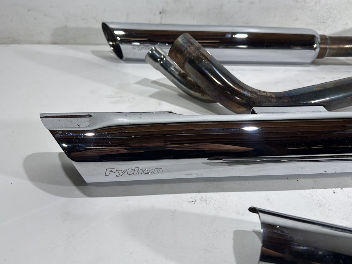 2007 Harley Softail Standard FXST OEM Exhaust Header Pipes Muffler