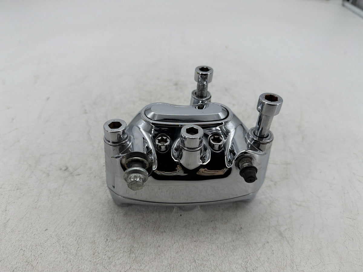 2007 Harley Electra Glide Touring CVO Eagle Front Left 1 Brake Caliper Chrome