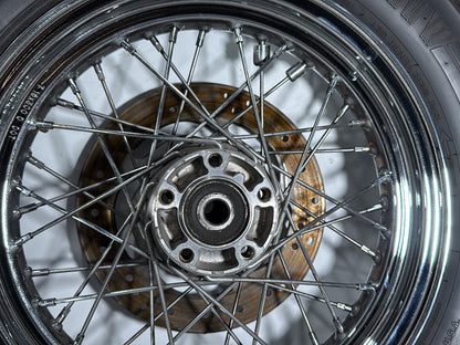 2005 Harley Heritage Softail Front Rear Wheel Rim Tire 130/90B16 150/80B16 16"